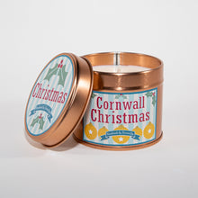 Load image into Gallery viewer, Cornwall Christmas Candle Tin - Kernowspa