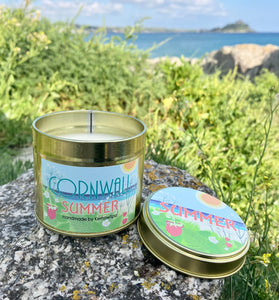 Cornwall Summer (Strawberry & Parsley) Candle Tin