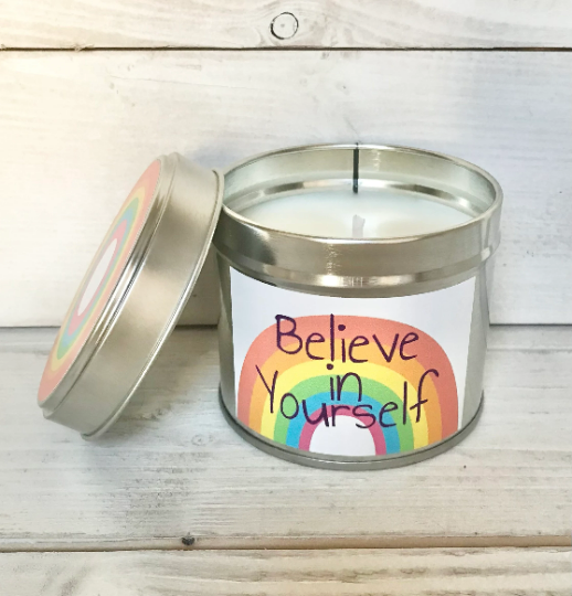 Believe In Yourself Soy Wax Candle Tin