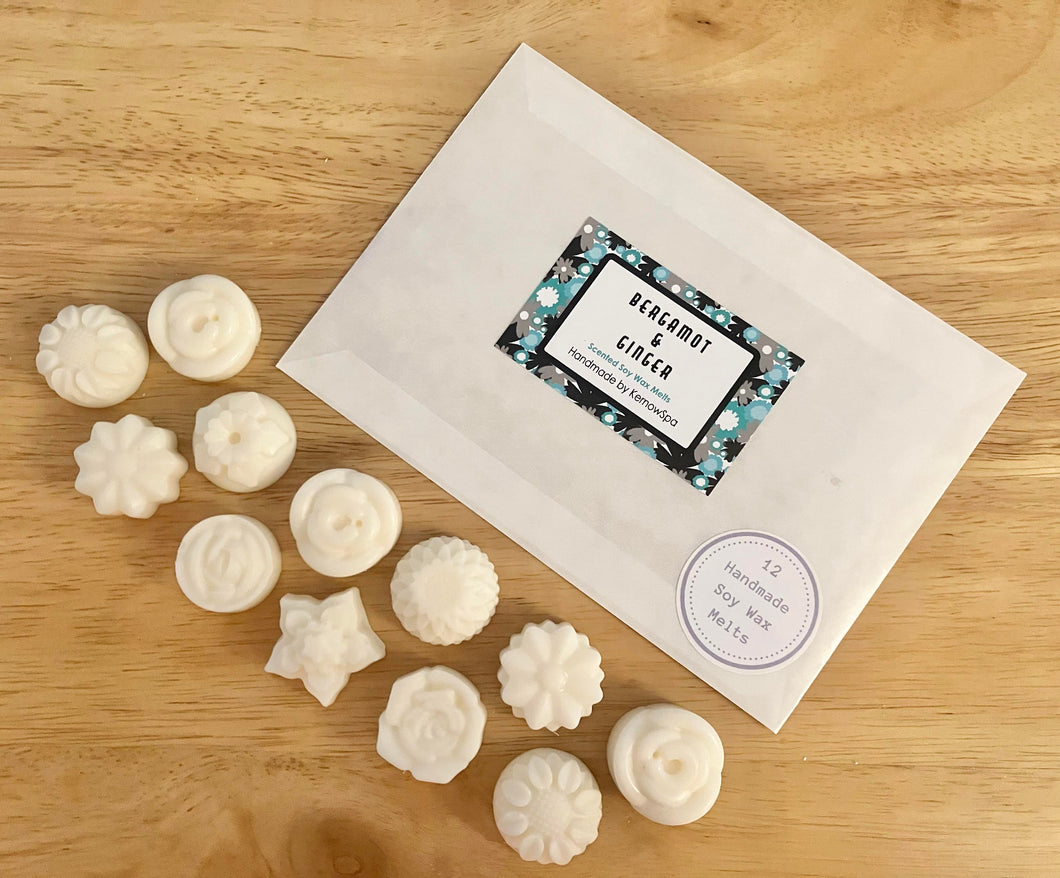 Bergamot and Ginger Wax Melts - Pack of 12