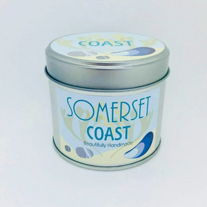 Somerset Coast (Sea Breeze) Scented Soy Wax Candle Tin